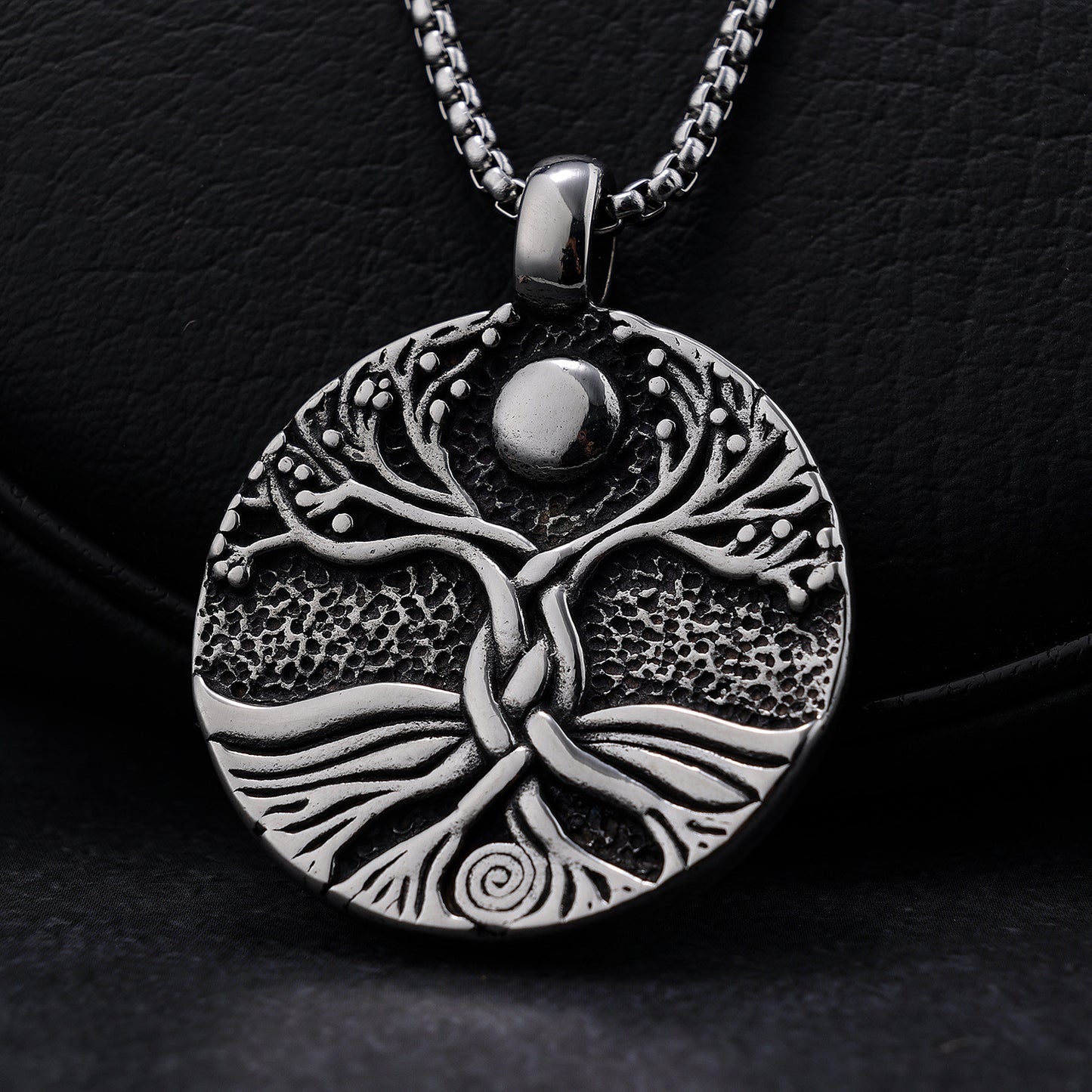 Tree of Life Yggdrasil Norse Mythology Men's Necklace