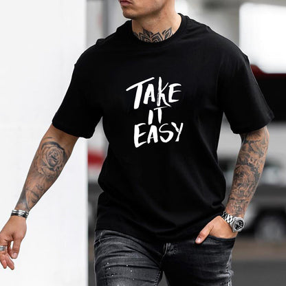 Take It Easy Men's Casual T-shirt 230g Big & Tall