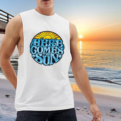 Here Comes The Sun Men's Fashion Tank Top