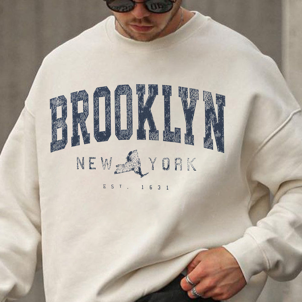 Men's Long Sleeve Crew Neck Sweatshirt