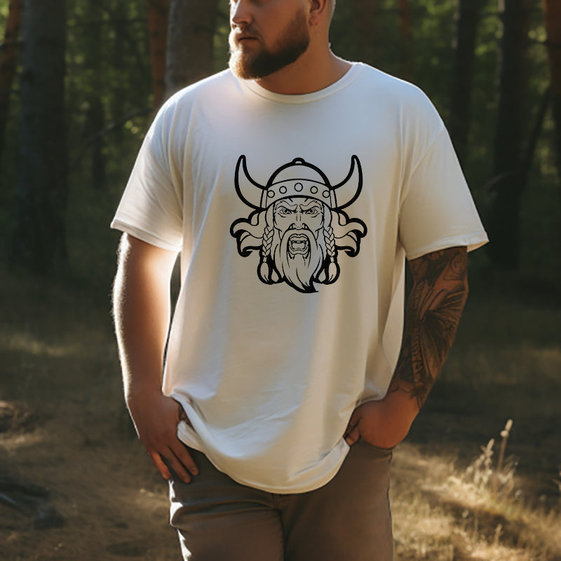 Ancient Norse Warriors Viking Legends Portrait T-shirt Big & Tall