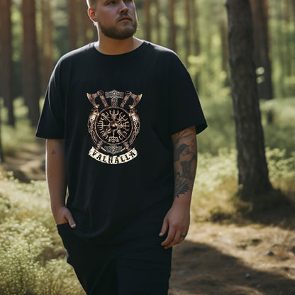 Norse Mythology Valhalla Warrior's Crest Tee