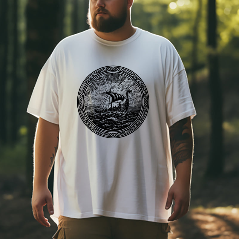 Viking Ship Drakkar Mythic Viking Voyage T-Shirt