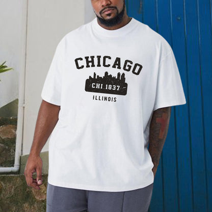 Chicago 1837 Men's White T-shirt