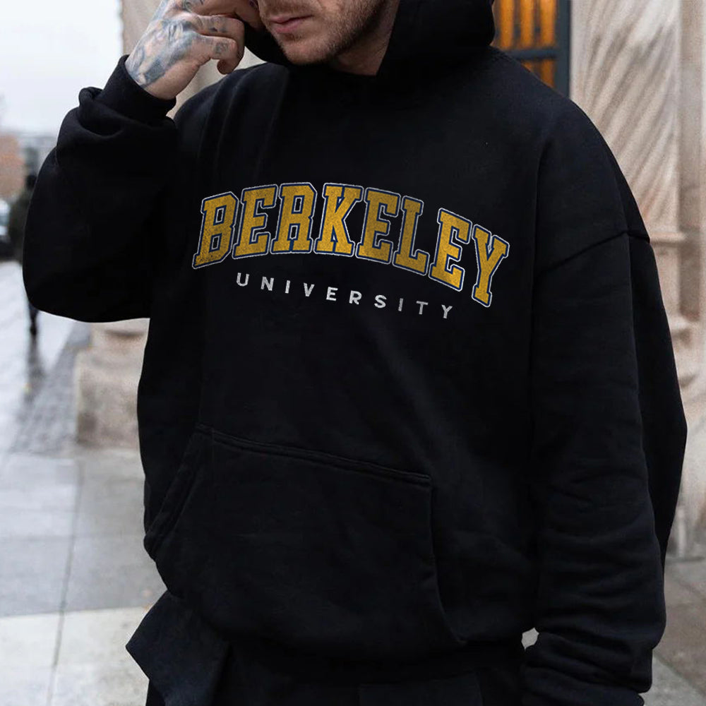 Berkeley University Men's Fleeced Hoodies