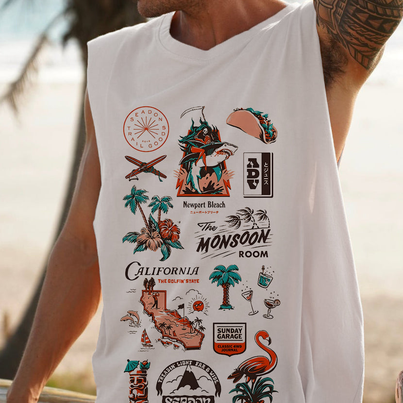 Men's Vacation Vibes Tank Top