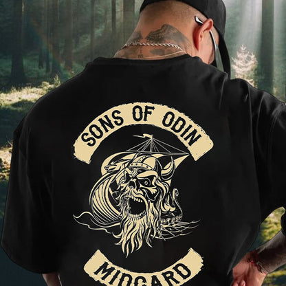 Sons of Odin Norse Mythology Men's T-shirt Big & Tall