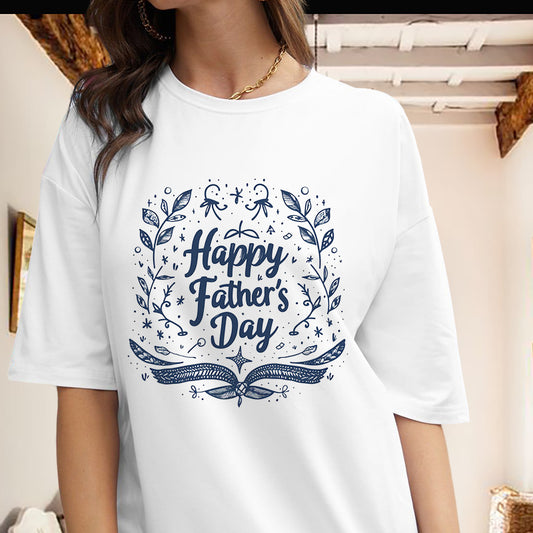 Women's Father's Day Celebration Cotton T-shirt