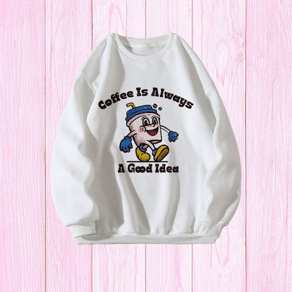 Coffee Lover Women's Crew Neck Sweatshirt