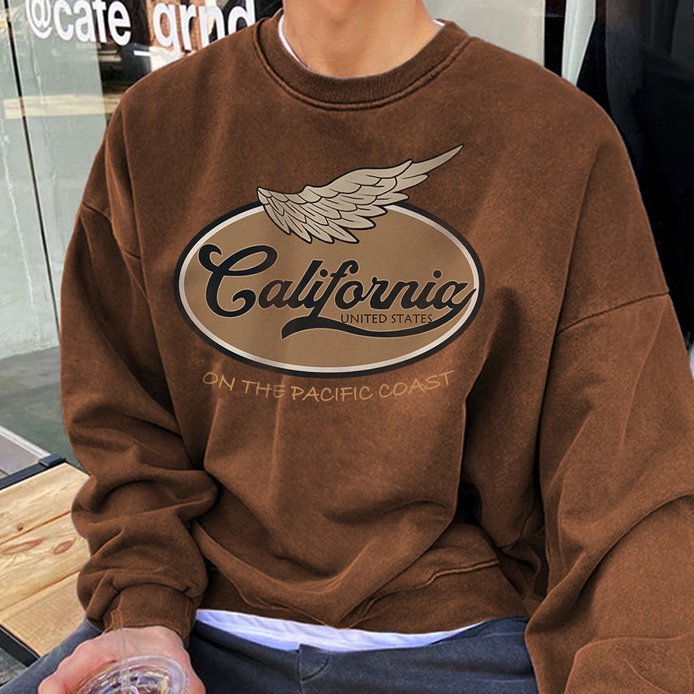 California Men's Retro Sweatshirts