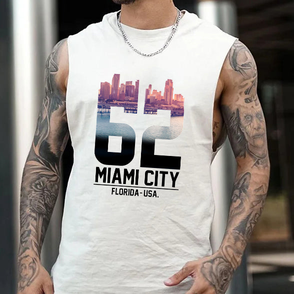 Men's Miami City Print Tank Top