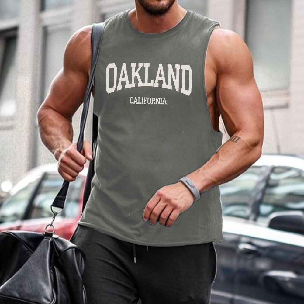 Oakland Men's Streetwear 2 Piece Tracksuits-B