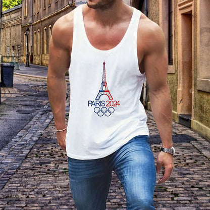 Celebrate Summer Sports Games Paris 2024 Men's Tank Top