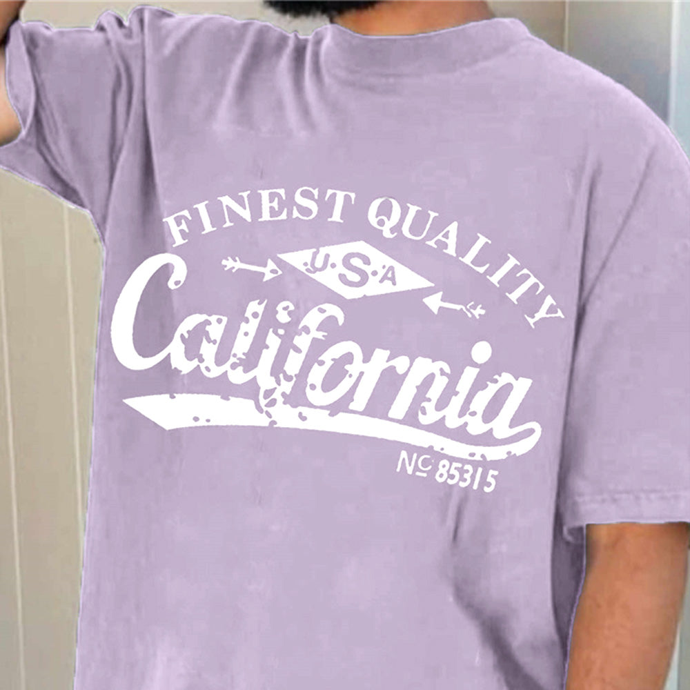 California Graphic Print Men's T-Shirt