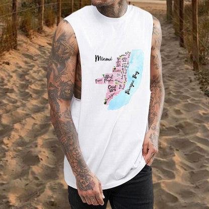 Men's Charming Locales Discover Miami Districts Tank Top