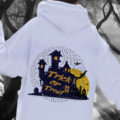 Women's Haunted Castle Hoodie for Halloween