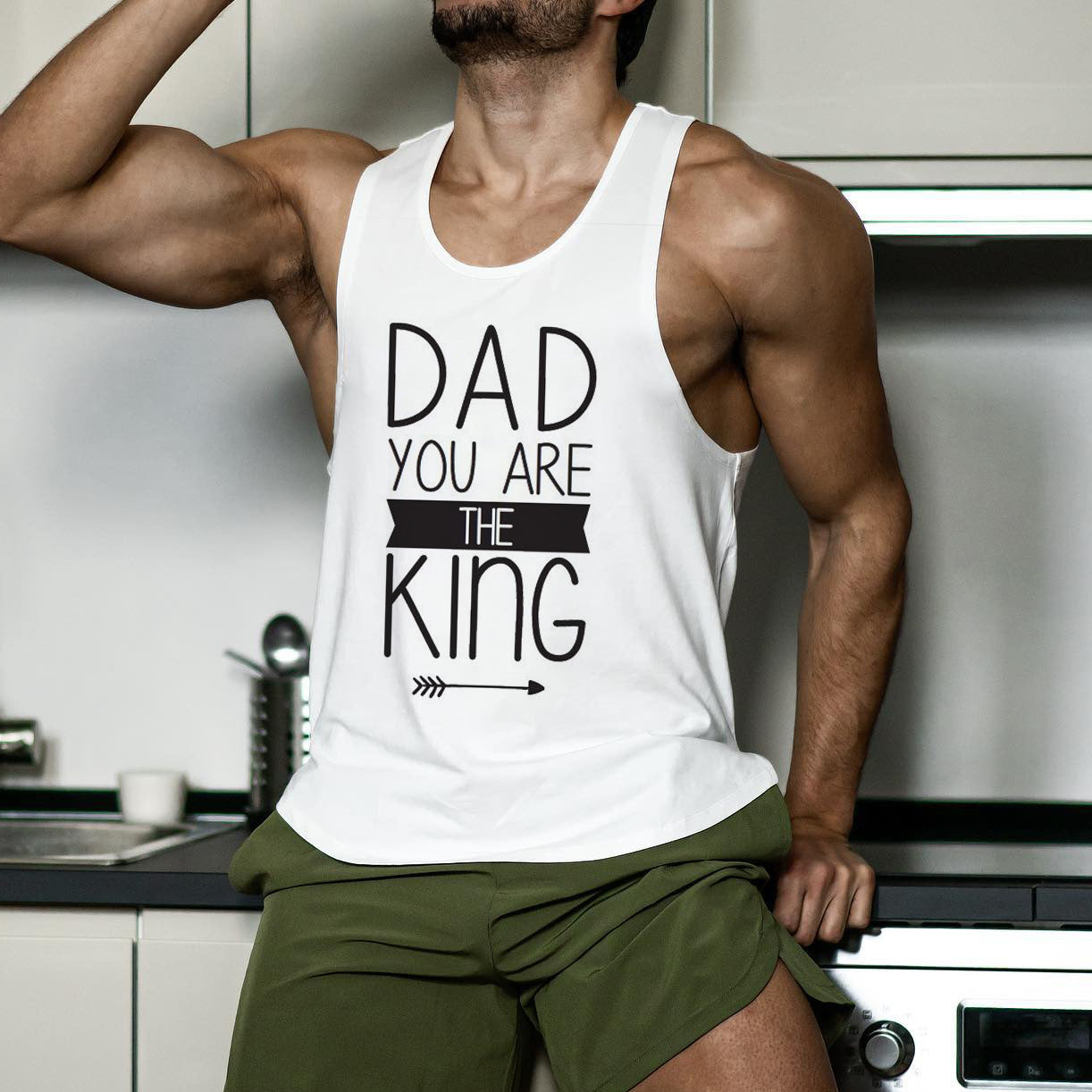 King Dad Father's Day Men's Casual Tank Top