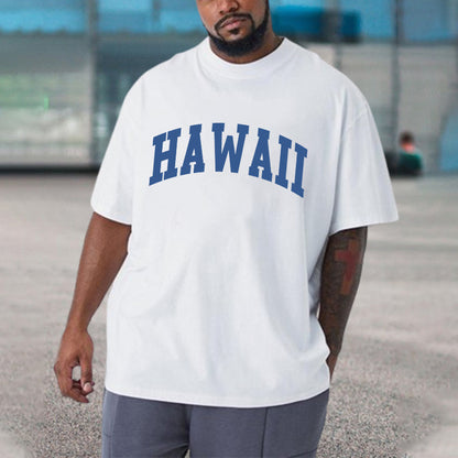 Hawaii Men's Casual Oversized T-Shirts