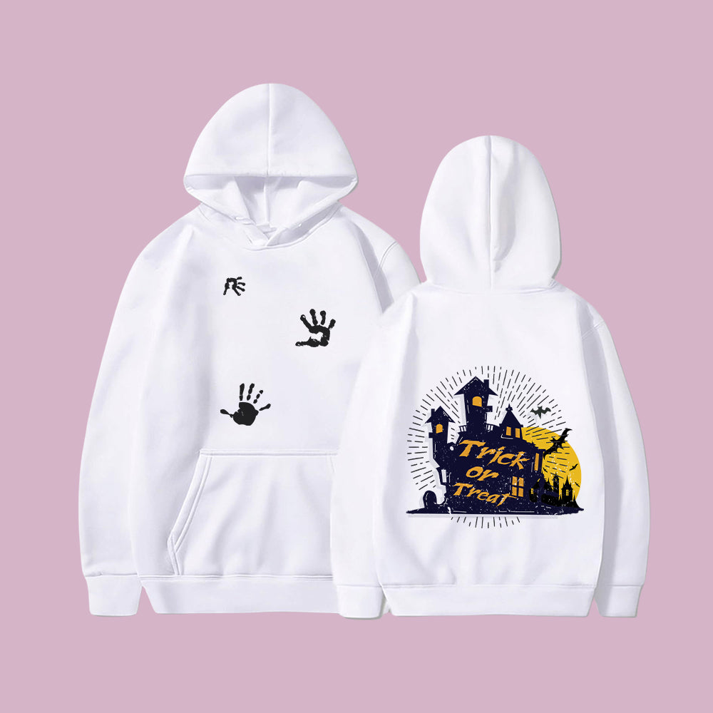 Women's Haunted Castle Hoodie for Halloween