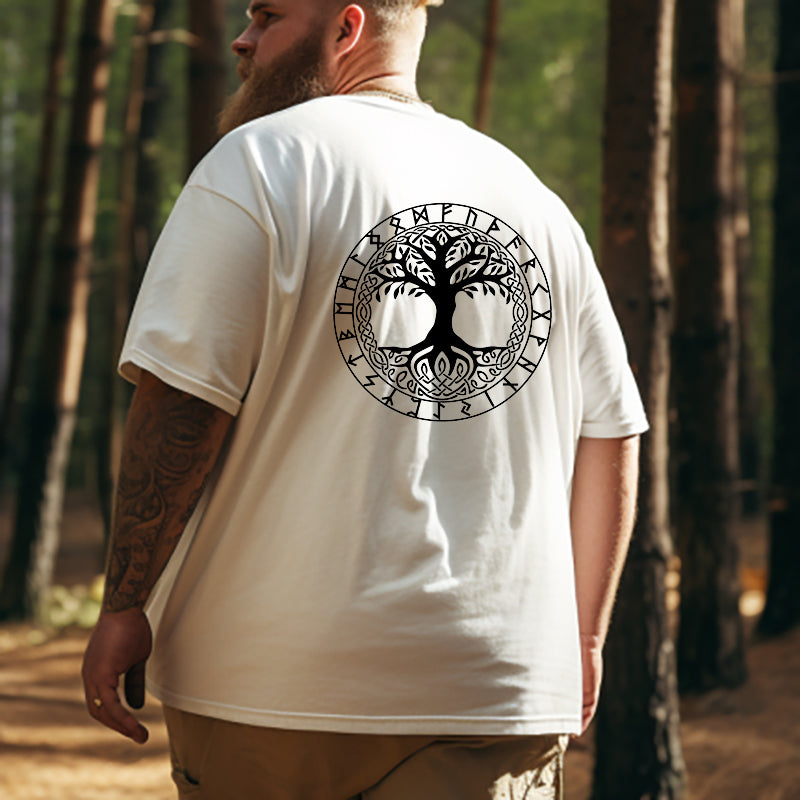 Norse Mythology Life of Tree Yggdrasil  Print Men'sT-shirt