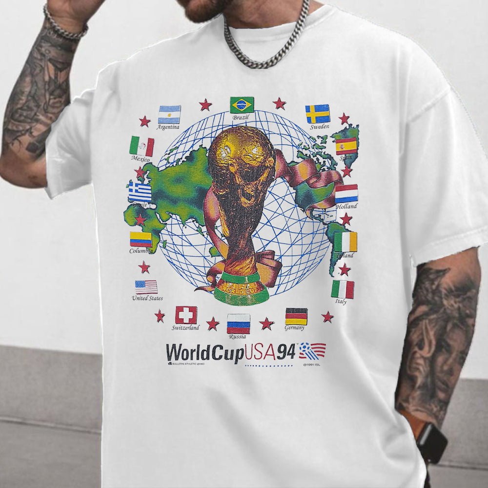 FIFA World Cup USA 1994 Men's Crew Neck T-Shirts