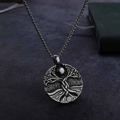 Tree of Life Yggdrasil Norse Mythology Men's Necklace