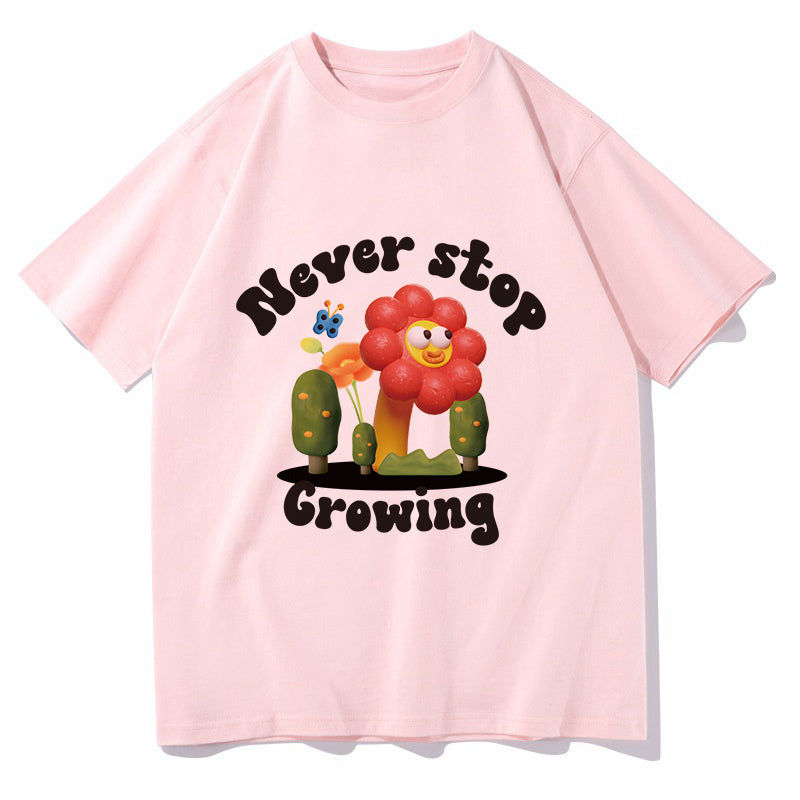 Cactus and Sunflowers Print Women's Cotton Tee