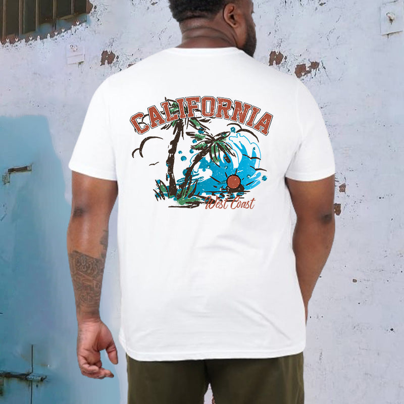 Californian West Coast Beach Vibes Men's T-Shirt