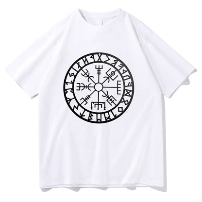 Viking Runes Men's Retro Graphic T-shirt