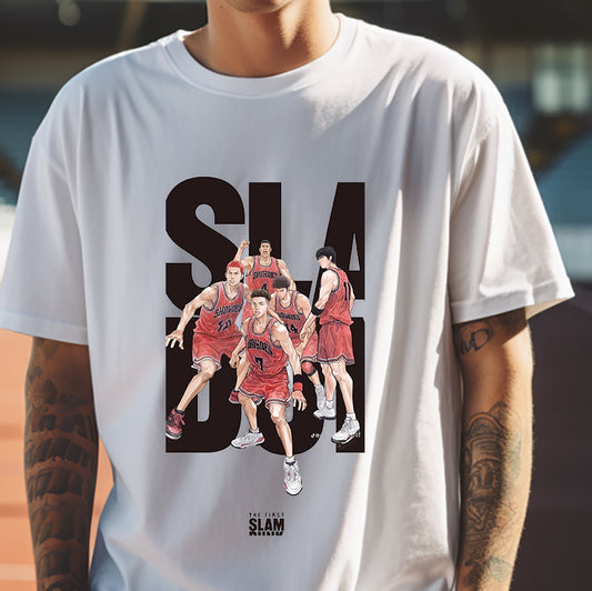 Slam Dunk Legends Anime Basketball Heroes Print Tee