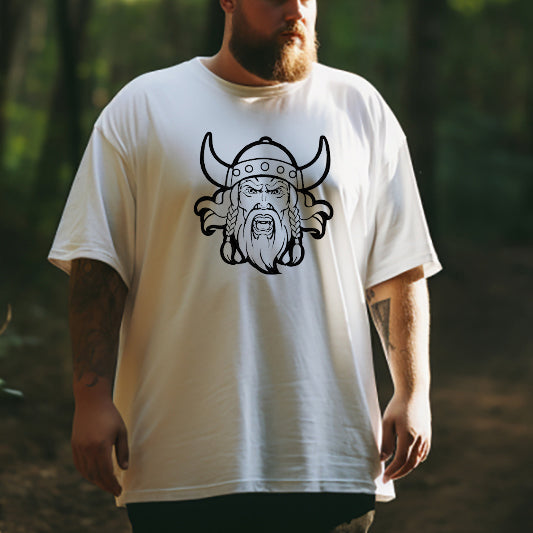 Ancient Norse Warriors Viking Legends Portrait T-shirt Big & Tall