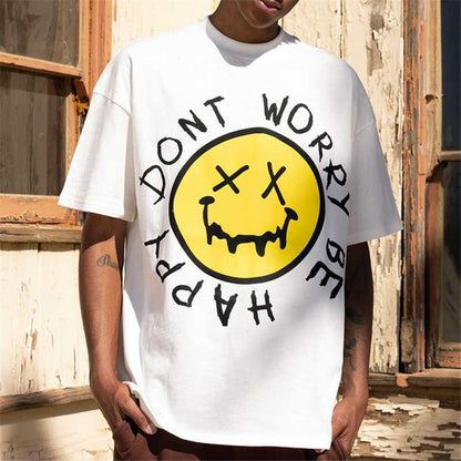 "Don't Worry Be Happy" Men's T-Shirt  Big & Tall