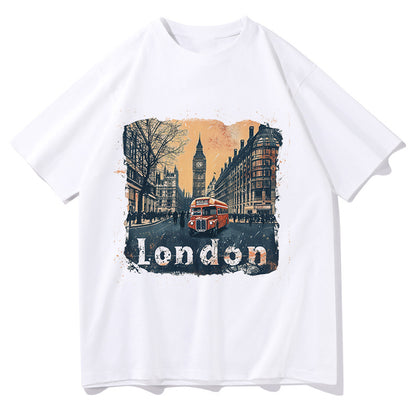 London City Print Women's Vintage T-shirt