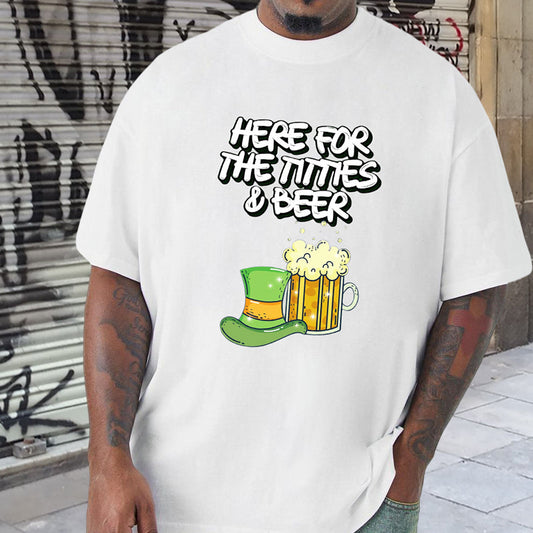 Festive Fun and Froth Good Times Beer Lover's Tee Big & Tall