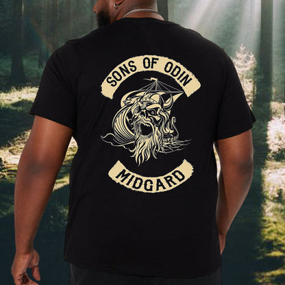 Sons of Odin Norse Mythology Men's T-shirt Big & Tall