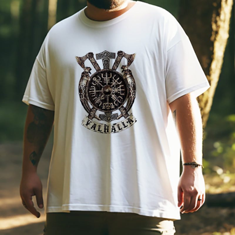 Norse Mythology Valhalla Warrior's Crest Tee