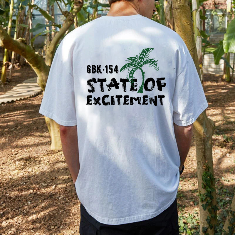 State of Excitement Cotton Tee