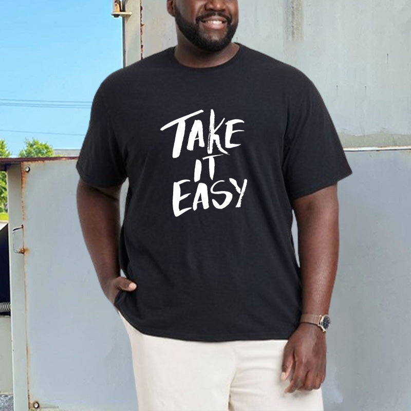 Take It Easy Men's Casual T-shirt 230g Big & Tall