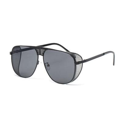 Metal Cutout Men's Sunglasses