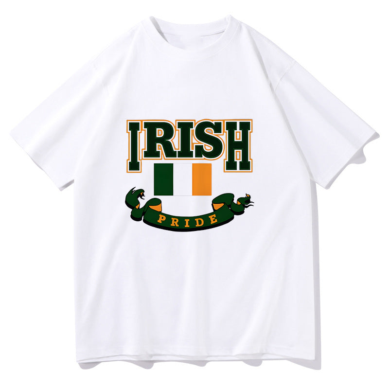 Emerald Isle Flag-Inspired Irish Pride Tee