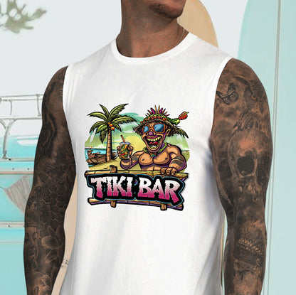 Tiki Bar Tropical Vibes Men's Tank Top