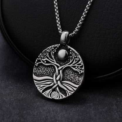 Tree of Life Yggdrasil Norse Mythology Men's Necklace