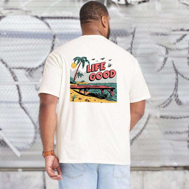 Life is Good Men's Cotton T-shirt 230g