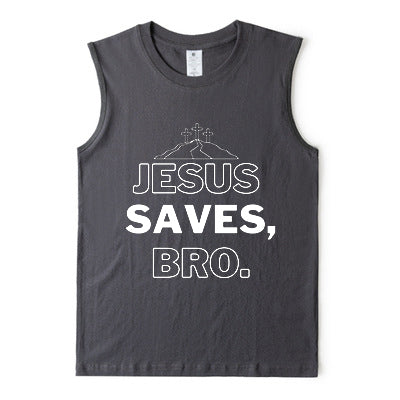 Jesus Saves Bro. God’s Grace Christian Tank Top