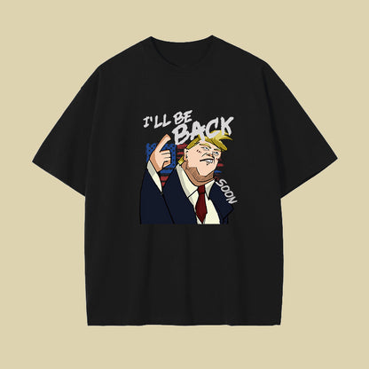 Trump Will be Back Men's Funny T-shirt