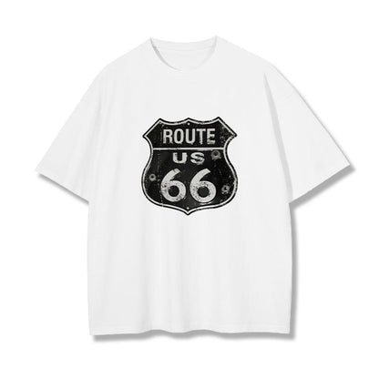 US Route 66 Historical Sign Men's T-Shirts