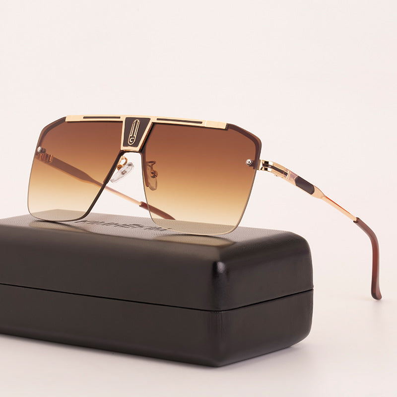 Frameless Vintage Men's Sunglasses