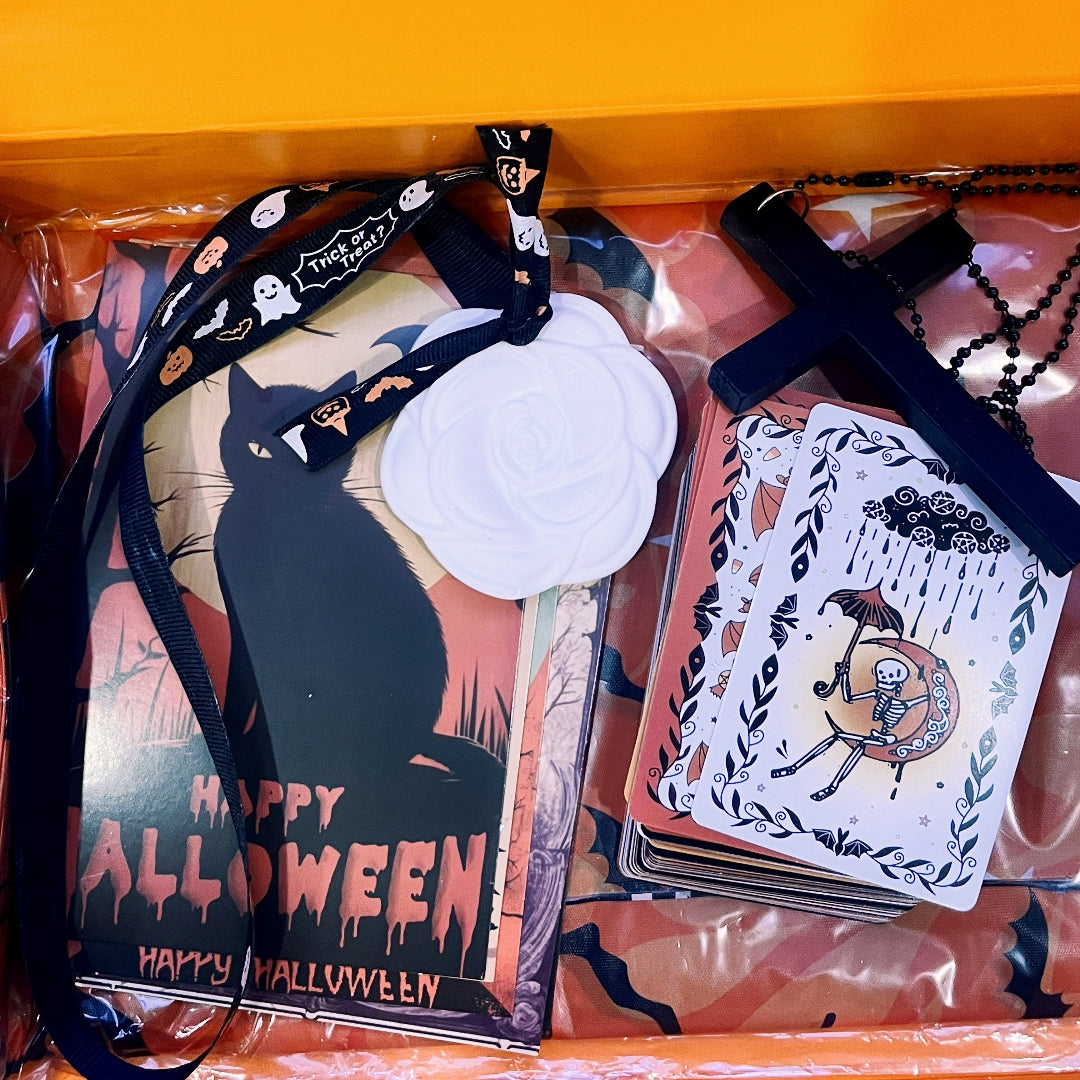 Halloween Tarot Cards Gift Box Ultimate Spellbinding Gift Set