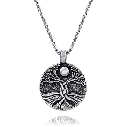 Tree of Life Yggdrasil Norse Mythology Men's Necklace