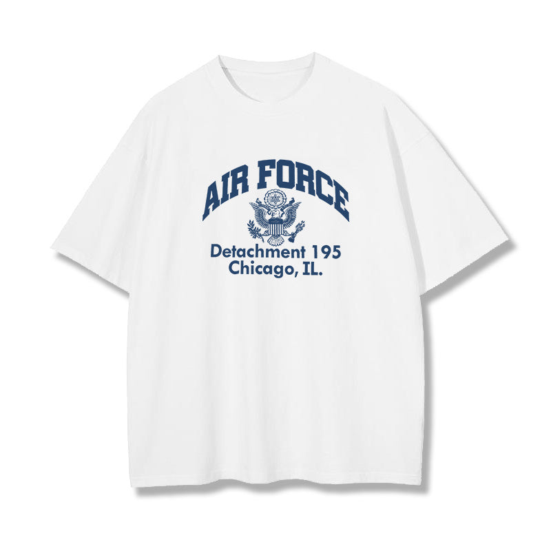 AIR FORCE Graphic Casual Loose Short Sleeve Men's T-Shirt